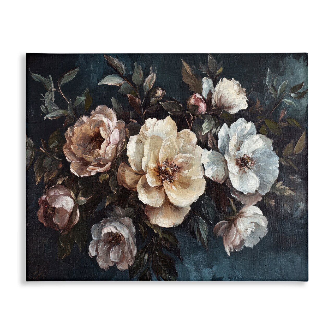 Stupell Industries Bold Vintage Blooms Canvas Wall Art Design by Petal Prints Design
